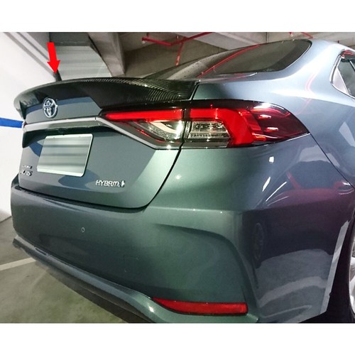 Unpainted FRP Fit For Toyota Corolla Altis 12th C Look Rear Trunk Spoiler 2019 - Picture 3 of 6