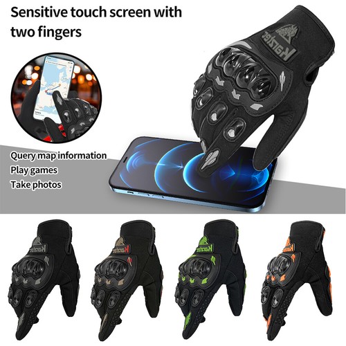 Guantes de nudillos duros gruesos multiusos para exteriores guantes de motocicleta para ciclismo - Imagen 11 de 22