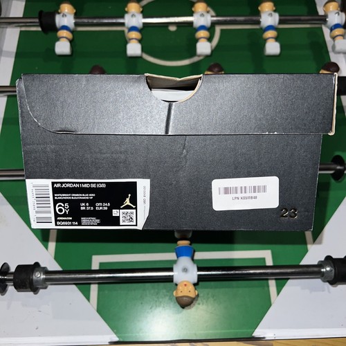 Air Jordan 1 Mid SE GS Take Flight Blanco Azul Carmesí BQ6931-114 Talla 6.5 Y EE. UU. - Imagen 10 de 11