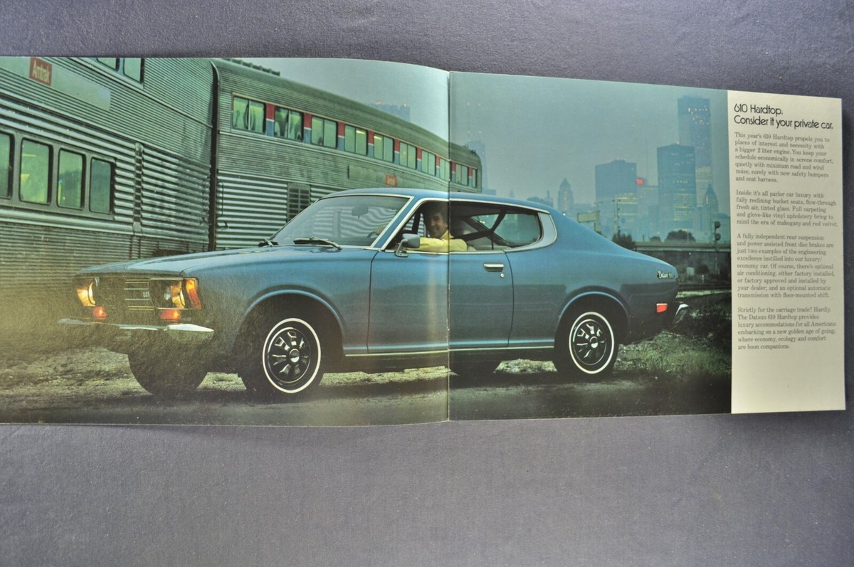 1974 Datsun 610 Catalog Brochure Sedan Hardtop Wagon Excellent