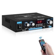 Home Audio Amplifier Ak35 Hifi Bluetooth 5.0 Mini Stereo Power Amp Receivers 2.0