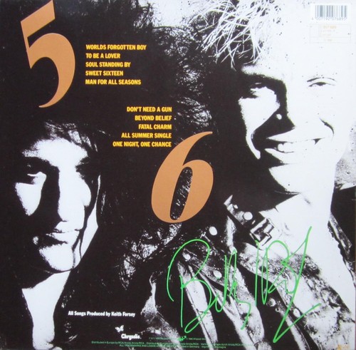 BILLY IDOL - Whiplash Smile - LP / Vinyl - Sammlerstück - Bild 2 von 2