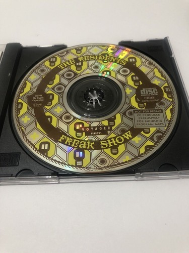 The Residents Freak Show 1994 Voyager CD gioco computer non per rivendita - Foto 4 di 6