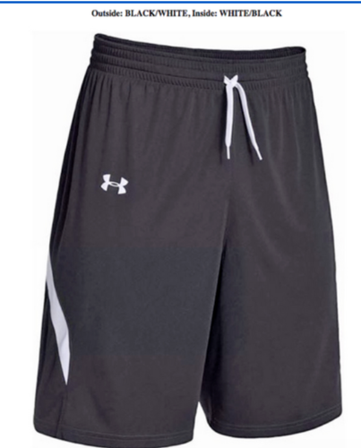 Under Armour Clutch Wende-Basketballshorts S, M, L, XL, 2XL Fitnessstudio - Bild 2 von 9