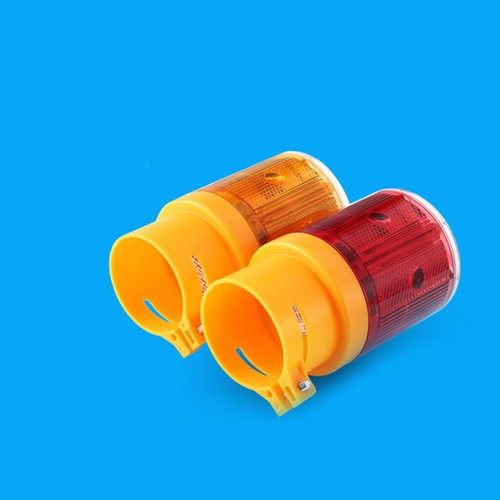 LED Solar Strobe Warning Light Flashing Road Barricade Traffic Signal Beacon NEW - Picture 9 of 13