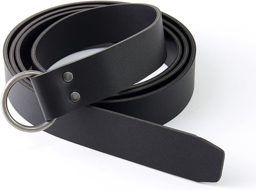 Medieval Knight Leather Belt - 75" PU Leather for LARP, Halloween & Costumes - Picture 6 of 9