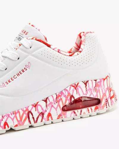 Skechers X Jgoldcrown Uno-Loving Love Damen Sneakers #Lovewall 155506-WRPK - Bild 8 von 10