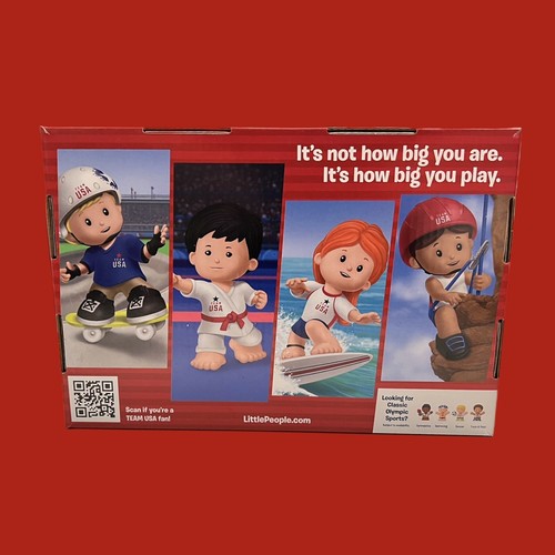 Nuevo Little People Team EE. UU. 2020 Juegos Olímpicos Patinaje Karate Surf Escalada en Roca - Imagen 2 de 3