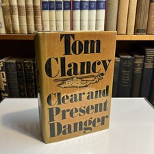 Clear and Present Danger by Tom Clancy (1989, Hardcover)  1st Edition