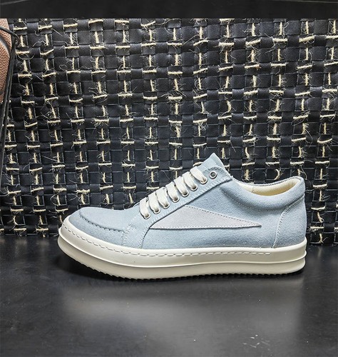 Rick Zapatos para Hombre Zapatos bajos de Lona con cordones Zapatos de Tablero Owens - Imagen 18 de 19