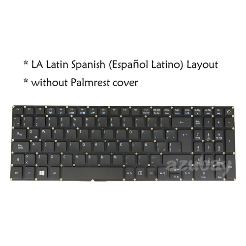 Spanish Keyboard for Acer Aspire A517-51 A517-51G A517-51GP A517-51P LV5T_A51B - 第 1/8 張圖片
