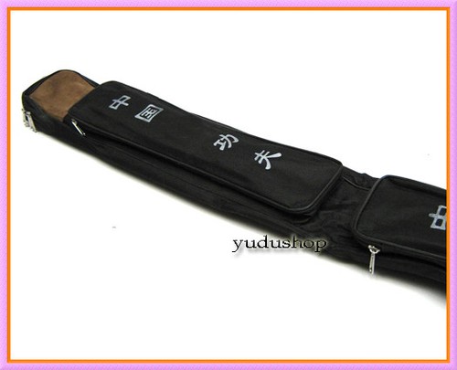Tai Chi-Schwert Tasche mit 2 Außentaschen und chin. Zeichen - Bild 4 von 8
