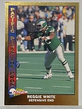 1993 Pacific Football Reggie White Gold Card #12 HOF DE Eagles Packers