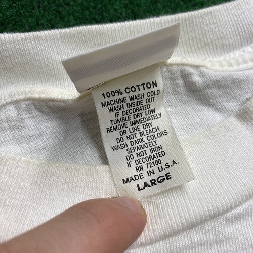 Vintage Taz Shirt Mens Large White 90S USA Looney Tunes Christmas Season Tee - Bild 4 von 6