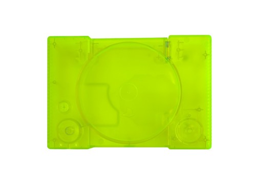PS1 GREEN transparent shell replacement shell BRAND NEW - Picture 1 of 9
