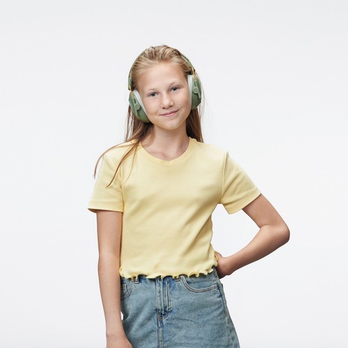 Alpine Muffy Kids Premium Hearing Protection Ear Defenders Over-Ear SEN Green - Picture 4 of 9