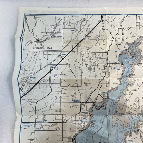 Mapa plegable OldPaperMaps Folsom Lake Natoma California 1981 Kim’s Guide - Imagen 5 de 15