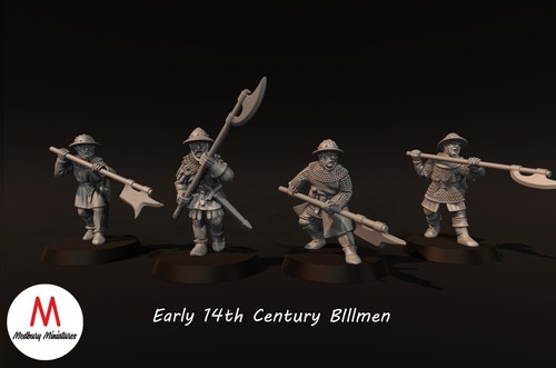 Miniaturas de guerra de 100 años surtidas de 28 mm. Medbury Minis Wargaming resina impresa - Imagen 5 de 14
