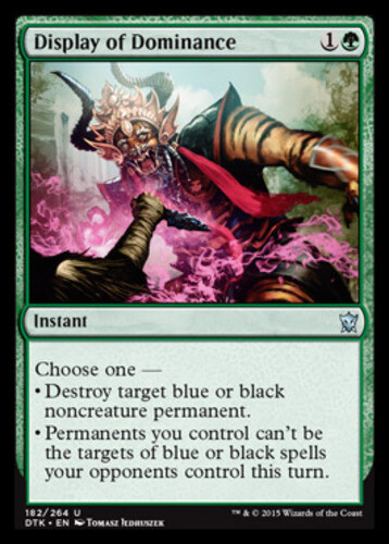 Display of Dominance x4 - Dragons of Tarkir - NM-Mint, English - Dragons of Tark - Picture 1 of 1