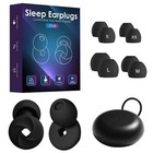 Earplugs for Sleeping Noise Cancelling 4 tips -33dB Reusable Silicone Earplug