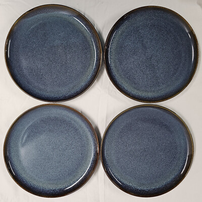 Minty Ikea Gladelig Blue Dinner Plates 10