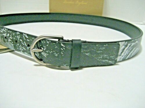 $395 NUEVO Cinturón Hombre Burberry 36 en 90 cm Logotipo Gráfico Hebilla Cuero Blanco Negro - Imagen 3 de 7