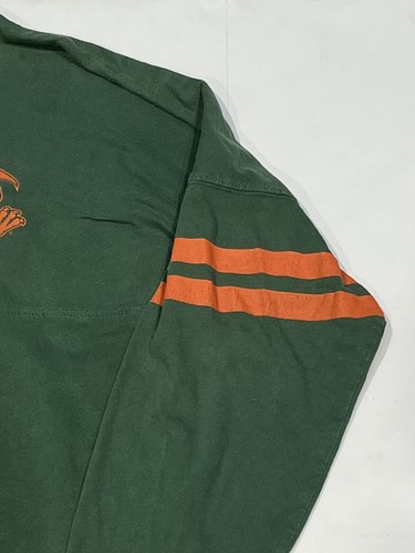 University Of Miami Hurricanes Sebastian Spell Out Shirt Original League Small - Bild 9 von 18