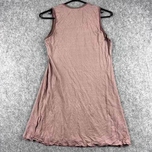Vigorella Womens Dress Small Pink Sleeveless A-Lined Tunic Scoop Neck Casual NWT - Picture 2 of 9
