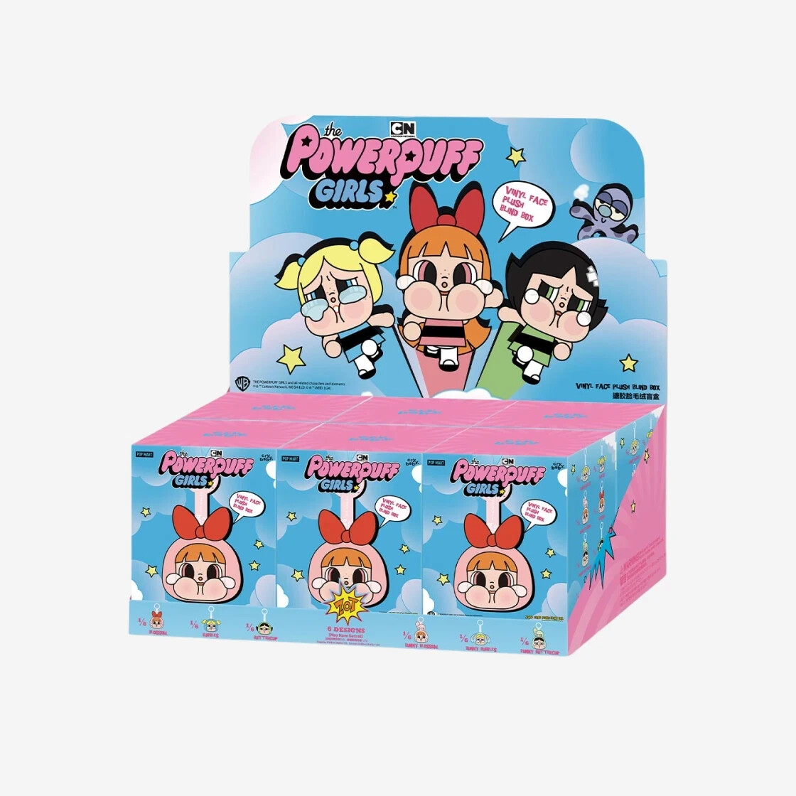 ぬいぐるみ Powerpuff Girls VINYL FACE PLUSH CryBaby x Powerpuff Girl Series-Vinyl Face Plush Blind Box /Pick