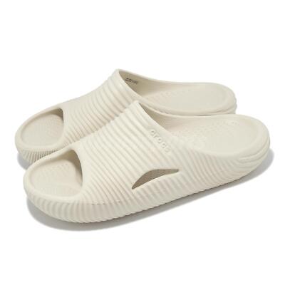 Crocs Mellow Tide Recovery Slide Stucco Beige Men Unisex Sandals Crocs Mellow Tide Recovery Slide Stucco Beige Men Unisex Sandals