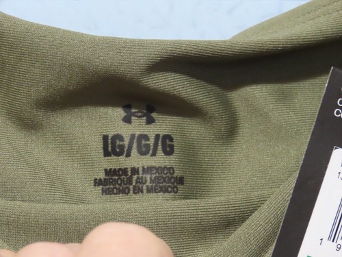 Under Armour Women's Lg Khaki Green Compression High Rise Ankle Legging Camo - Picture 5 of 9