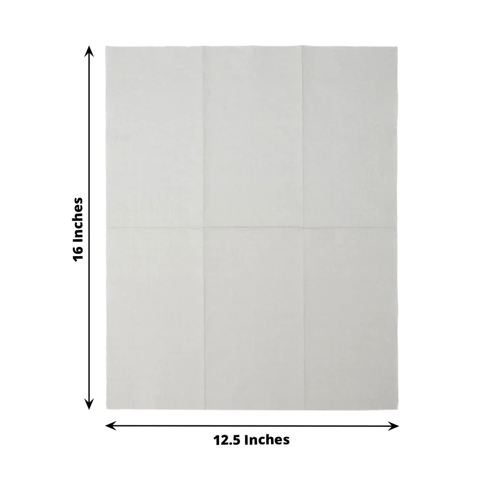 GRAY 50 Soft 2 Ply Dinner Cocktail Paper NAPKINS Party Events Home Decorations - Image 3 of 4