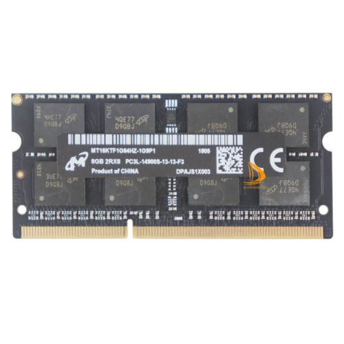 32G Micron 4x 8GB 2RX8 DDR3L 1866MHz PC3L-14900S 1.35V SODIMM, Laptop Memory,RAM - Picture 3 of 4