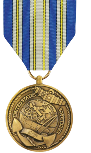 SHELLBACK COMMEMORATIVE MEDAL US NAVY VET EQUATOR POLLYWOG CEREMONY PIN UP GIFT - Picture 10 of 25