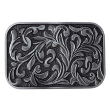 Flower Tattoo Belt Buckle Western Cowboy Native American Motorcyclists TT-06-S 