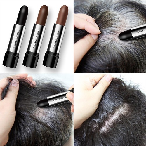 Haaransatz Haar Färbe Stift Concealer Haarfärbemittel Haare färben schwarzbrau ~ - Picture 4 of 17