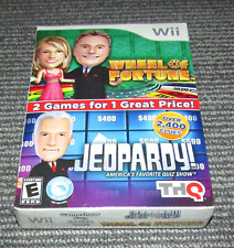Gameshow Fun Double Pack: Wheel of Fortune & Jeopardy for Nintendo Wii Brand New