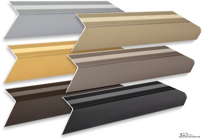 Treppenwinkel 30 x 52 mm Alu Winkelprofil Kantenwinkel Schrauben / Kleben fein