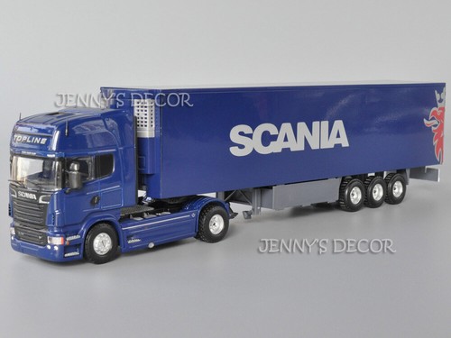 1:50 Scale Diecast Truck Model Toy Scania 730 Tractor With Container SemiTrailer - Picture 6 of 10