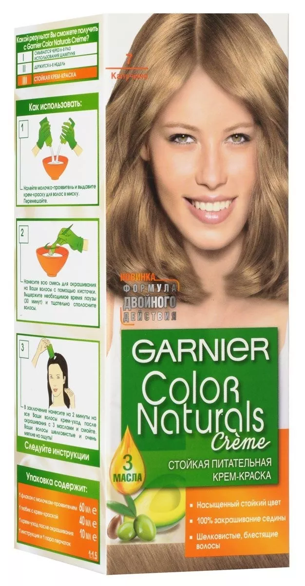 Отзыв о Краска для волос Garnier "Color Naturals" creme "Карамель, карамель, я т