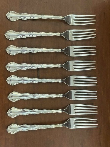 Reed & Barton Tara - Sterlingsilber - 8er Set Abendessen Gabeln (7-3/8")