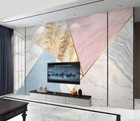 3D Triangle Marble R18298 Wallpaper Wall Mural Self-adhesive Removable Luna