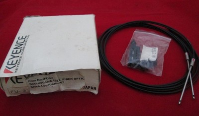 NEW KEYENCE FIBER OPTIC SENSOR FU-33 FU33