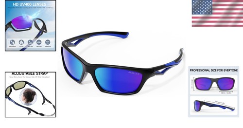 Polarized Kids Sports Sunglasses with Unbreakable Frame - Age 3-7 - Picture 2 of 9