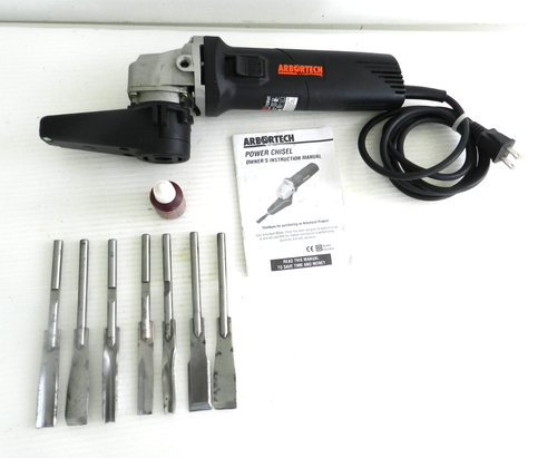 Arbortech Power Chisel with 7 Chisels + Lubricant + Instructions