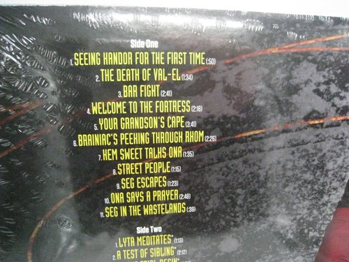 Krypton Original Television Soundtrack Vinyl LP RSD Ltd. Ed Red Orange Superman - Picture 5 of 7