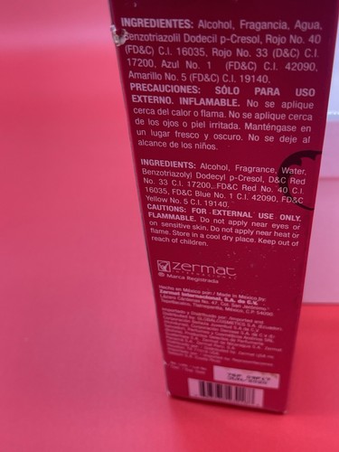 Zermat Latin Passion Eau De Parfum W/pheromones , 3.38 fl oz 100ml by zermat A-1 - Picture 3 of 3