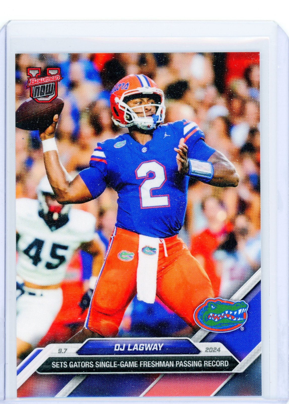 DJ LAGWAY 2024 Bowman U Now 7 RC Freshman Passing Record PR /1964 *QTY*