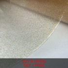 Premium Frozen Gold Glitter Clear Plastic Tablecloth Protector Vinyl PVC