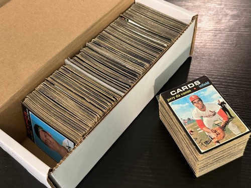 (~2.500) 1970-1971 Topps Baseball Karten Vintage Lot, Low Grade, *SEWALL* - Bild 3 von 3